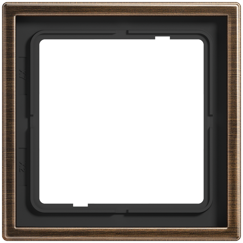 Рамка 1 пост JUNG LS METAL, темная латунь