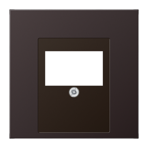 Накладка на аудиорозетку JUNG LS METAL, антрацит