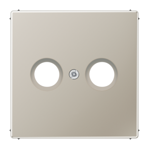 Накладка на розетку телевизионную JUNG LS METAL, стальной