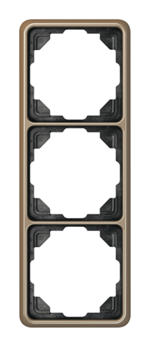 Рамка 3 поста JUNG CD 500, бронзовый