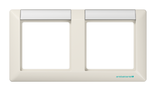 Рамка 2 поста JUNG AS 500, слоновая кость