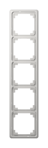 Рамка 5 постов JUNG CD 500, светло-серый