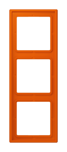 Рамка 3 поста JUNG LS 990, orange vif