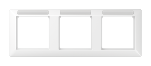 Рамка 3 поста JUNG AS 500, горизонтальная, белый