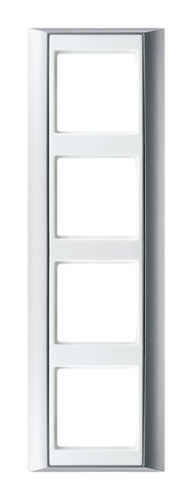 Рамка 4 поста JUNG A 500, алюминий