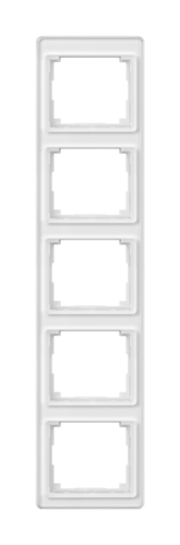 Рамка 5 постов JUNG SL 500, вертикальная, белый