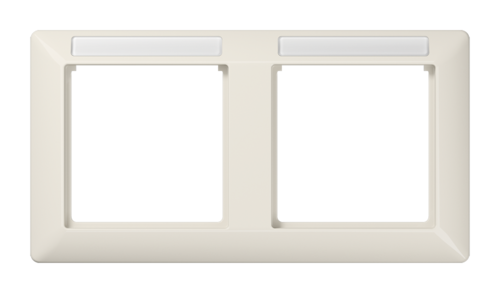 Рамка 2 поста JUNG AS 500, горизонтальная, слоновая кость