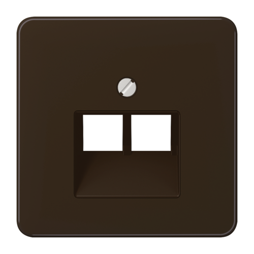 Накладка на розетку информационную JUNG CD 500, коричневый