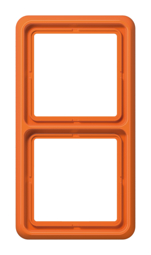 Рамка 2 поста JUNG CD, оранжевый