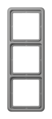 Рамка 3 поста JUNG CD, серый