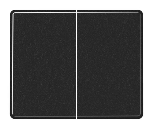 Клавиша двойная для светорегулятора JUNG SL 500, черный