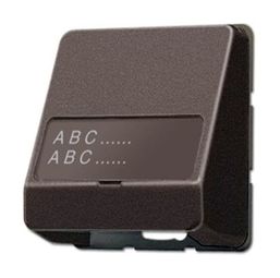 Накладка на розетку информационную JUNG LS METAL, матированный алюминий