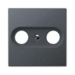 Накладка на розетку телевизионную JUNG ECO PROFI, антрацит