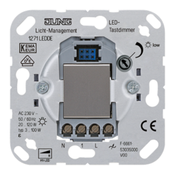 Механизм клавишного светорегулятора-переключателя JUNG Коллекции JUNG, 100 Вт