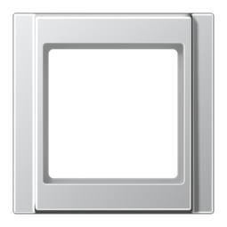 Рамка 1 пост JUNG A 500, алюминий