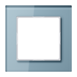 Рамка 1 пост JUNG A CREATION, голубой