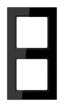 Рамка 2 поста JUNG A CREATION, черный