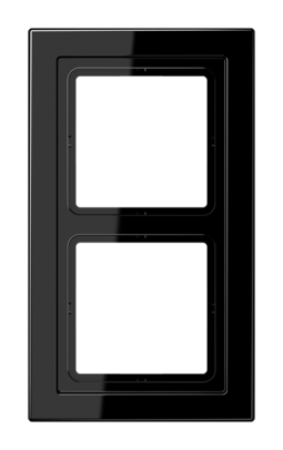 Рамка 2 поста JUNG LS DESIGN, черный