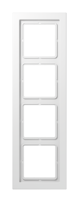 Рамка 4 поста JUNG LS DESIGN, белый