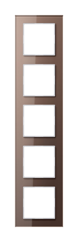 Рамка 5 постов JUNG A CREATION, мокко