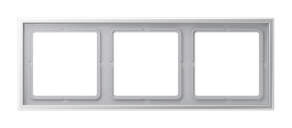 Рамка 3 поста JUNG LS ZERO, алюминий