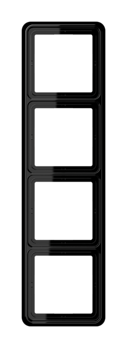 Рамка 4 поста JUNG CD 500, черный