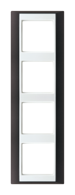 Рамка 4 поста JUNG A PLUS, антрацит