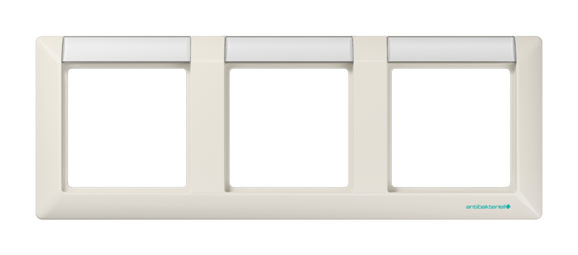 Рамка 3 поста JUNG AS 500, слоновая кость