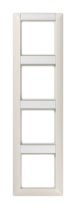 Рамка 4 поста JUNG AS 500, слоновая кость