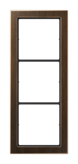 Рамка 3 поста JUNG FD DESIGN, античная латунь