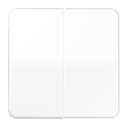 Клавиша двойная для светорегулятора JUNG CD 500, белый