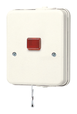 Выключатель со шнуром JUNG с подсветкой, слоновая кость, 102KOZW