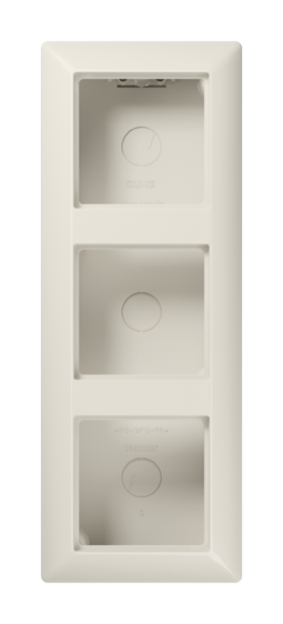 AS500 Коробка 3-ная для накладного монтажа, беж.