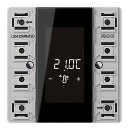 JUNG KNX Контроллер-дисплей комнатный , компактный 2гр