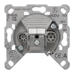 JUNG Розетка универсальная для систем приема спутникового, эфирного и кабельного вещания