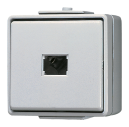 JUNG Кнопка для накладного монтажа без фиксации, однополюсная с НО контактом IP44