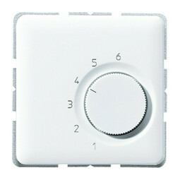 Терморегулятор Jung, механический, белый, TRCD246WW